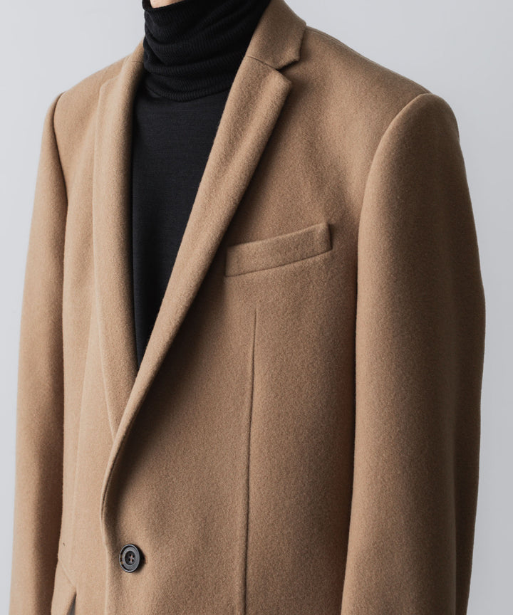 ato(アトウ)のENGLAND LAMB CHESTERFIELD COAT - BEIGEの公式通販サイトsession福岡セレクトショップ