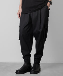 ato(アトウ)のCOTTON MILITARY PANTS - BLACKの公式通販サイトsession福岡セレクトショップ