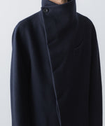 画像をギャラリービューアに読み込む, ato(アトウ)のENGLAND LAMB MELTON STAND COLLAR COAT -  NAVYの公式通販サイトsession福岡セレクトショップ
