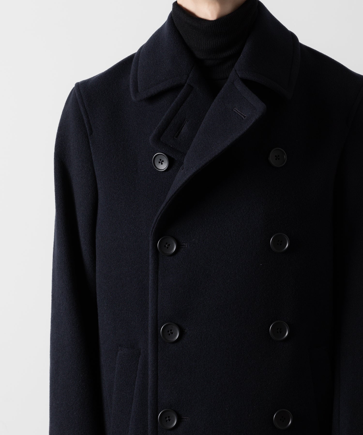 ato(アトウ)のNEW CLASSIC P-COAT - NAVYの公式通販サイトsession福岡セレクトショップ