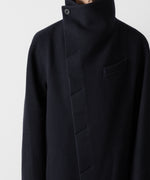 画像をギャラリービューアに読み込む, ato(アトウ)のENGLAND LAMB MELTON STAND COLLAR COAT - NAVYの公式通販サイトsession福岡セレクトショップ
