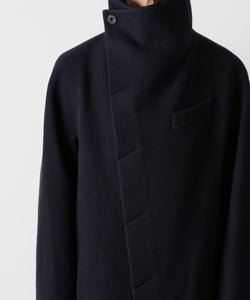 ato(アトウ)のENGLAND LAMB MELTON STAND COLLAR COAT - NAVYの公式通販サイトsession福岡セレクトショップ