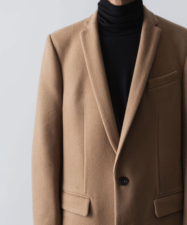 ato(アトウ)のENGLAND LAMB CHESTERFIELD COAT - BEIGEの公式通販サイトsession福岡セレクトショップ