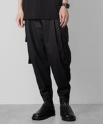 画像をギャラリービューアに読み込む, ato(アトウ)のCOTTON MILITARY PANTS - BLACKの公式通販サイトsession福岡セレクトショップ
