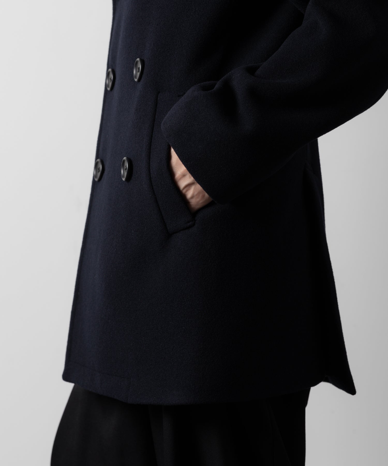 ato(アトウ)のNEW CLASSIC P-COAT - NAVYの公式通販サイトsession福岡セレクトショップ