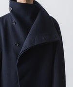 画像をギャラリービューアに読み込む, ato(アトウ)のENGLAND LAMB MELTON STAND COLLAR COAT -  NAVYの公式通販サイトsession福岡セレクトショップ
