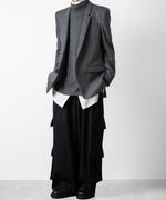 画像をギャラリービューアに読み込む, ato(アトウ)のDOUBLE POCKET WIDE PANTS - BLACKの公式通販サイトsession福岡セレクトショップ
