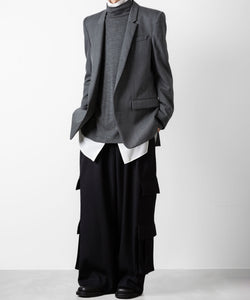 ato(アトウ)のDOUBLE POCKET WIDE PANTS - BLACKの公式通販サイトsession福岡セレクトショップ