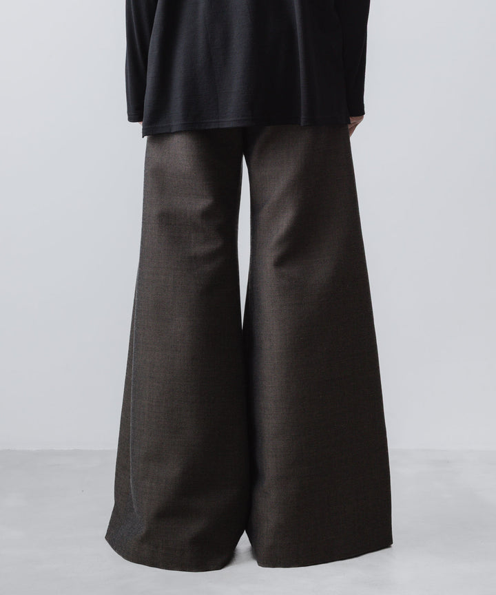 ato(アトウ)のRECYCLE POLYESTER/WOOL WIDE FLAIR PANTS - GRAIGEの公式通販サイトsession福岡セレクトショップ