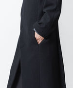 画像をギャラリービューアに読み込む, ato(アトウ)のENGLAND LAMB MELTON STAND COLLAR COAT - BLACKの公式通販サイトsession福岡セレクトショップ
