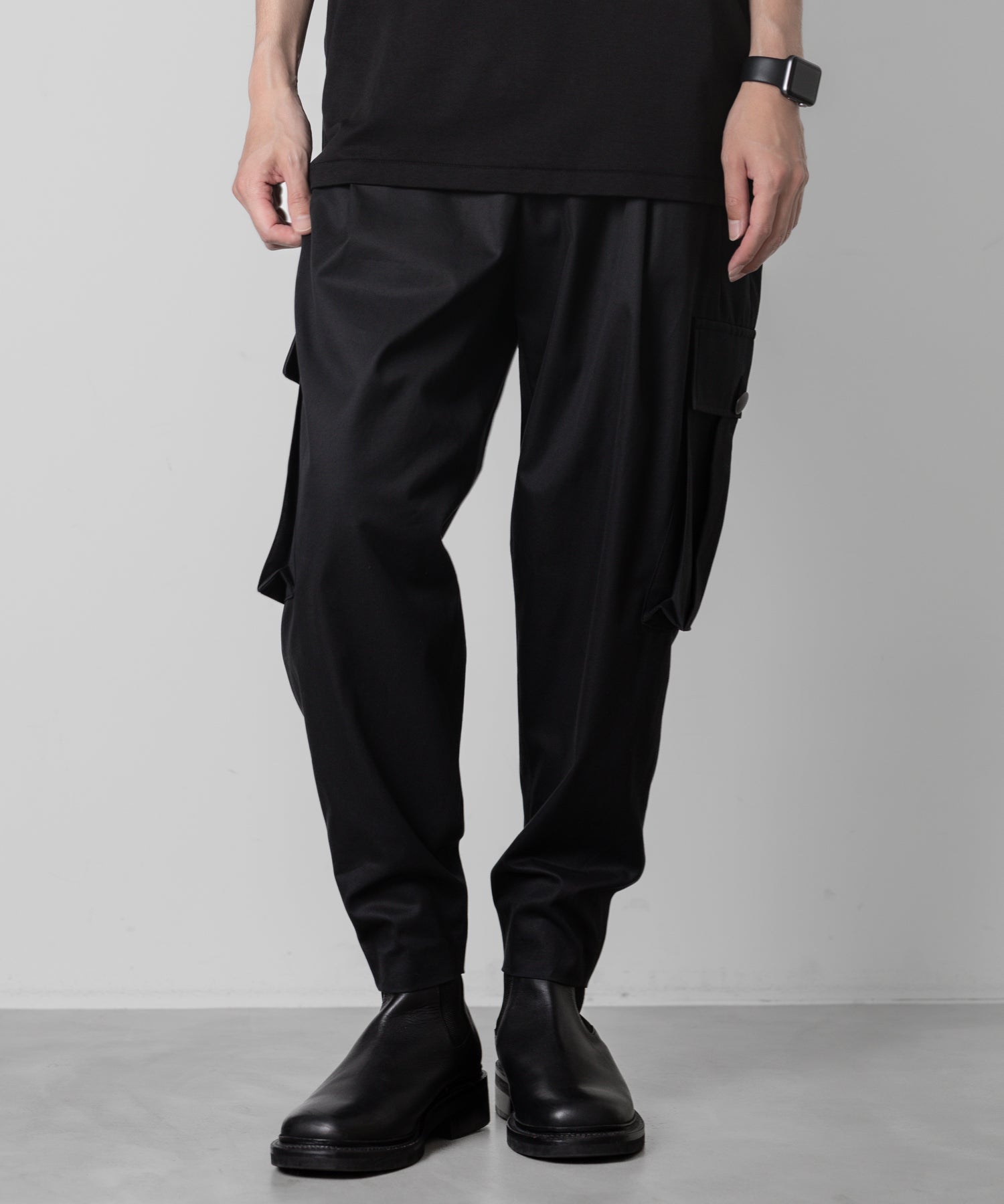 ato(アトウ)のCOTTON MILITARY PANTS - BLACKの公式通販サイトsession福岡セレクトショップ