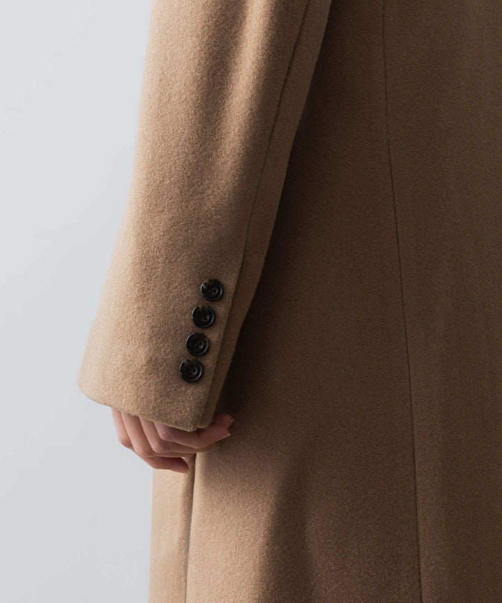 ato(アトウ)のENGLAND LAMB CHESTERFIELD COAT - BEIGEの公式通販サイトsession福岡セレクトショップ