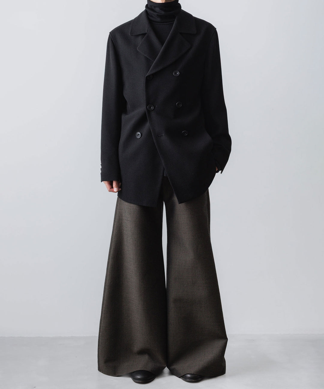 ato(アトウ)のRECYCLE POLYESTER/WOOL WIDE FLAIR PANTS - GRAIGEの公式通販サイトsession福岡セレクトショップ