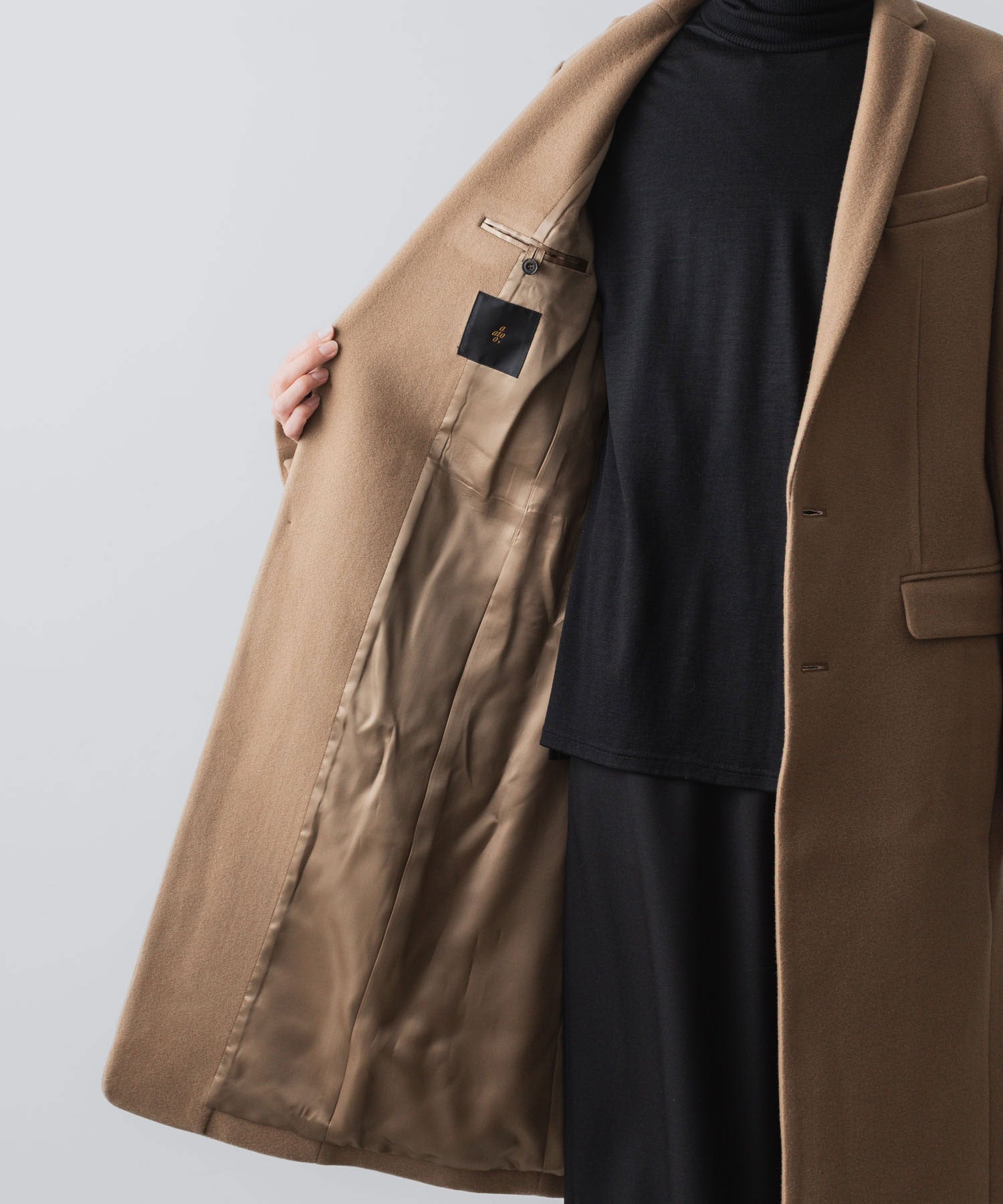 ato(アトウ)のENGLAND LAMB CHESTERFIELD COAT - BEIGEの公式通販サイトsession福岡セレクトショップ