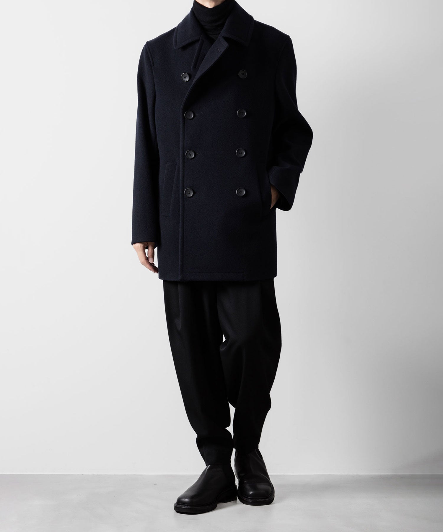 ato(アトウ)のNEW CLASSIC P-COAT - NAVYの公式通販サイトsession福岡セレクトショップ