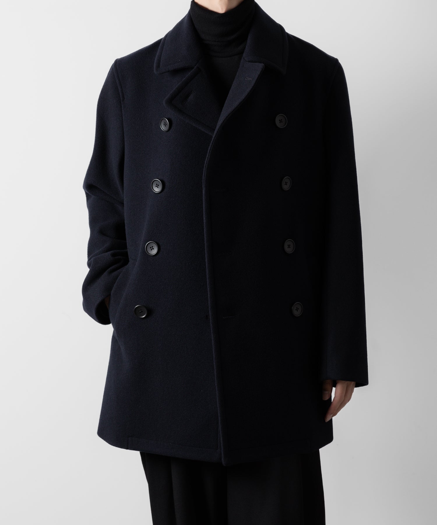 ato(アトウ)のNEW CLASSIC P-COAT - NAVYの公式通販サイトsession福岡セレクトショップ