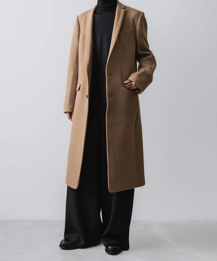 ato(アトウ)のENGLAND LAMB CHESTERFIELD COAT - BEIGEの公式通販サイトsession福岡セレクトショップ