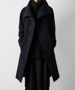 画像をギャラリービューアに読み込む, ato(アトウ)のENGLAND LAMB MELTON STAND COLLAR COAT - NAVYの公式通販サイトsession福岡セレクトショップ
