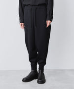 画像をギャラリービューアに読み込む, ato(アトウ)のAIR CUSHION SWEAT PANTS - BLACKの公式通販サイトsession福岡セレクトショップ
