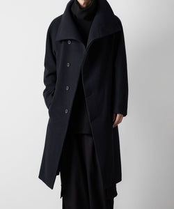 ato(アトウ)のENGLAND LAMB MELTON STAND COLLAR COAT - NAVYの公式通販サイトsession福岡セレクトショップ