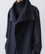 画像をギャラリービューアに読み込む, ato(アトウ)のENGLAND LAMB MELTON STAND COLLAR COAT -  NAVYの公式通販サイトsession福岡セレクトショップ

