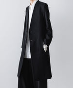 画像をギャラリービューアに読み込む, ato(アトウ)のSINGLE CHARME NO-COLLAR COAT - BLACKの公式通販サイトsession福岡セレクトショップ
