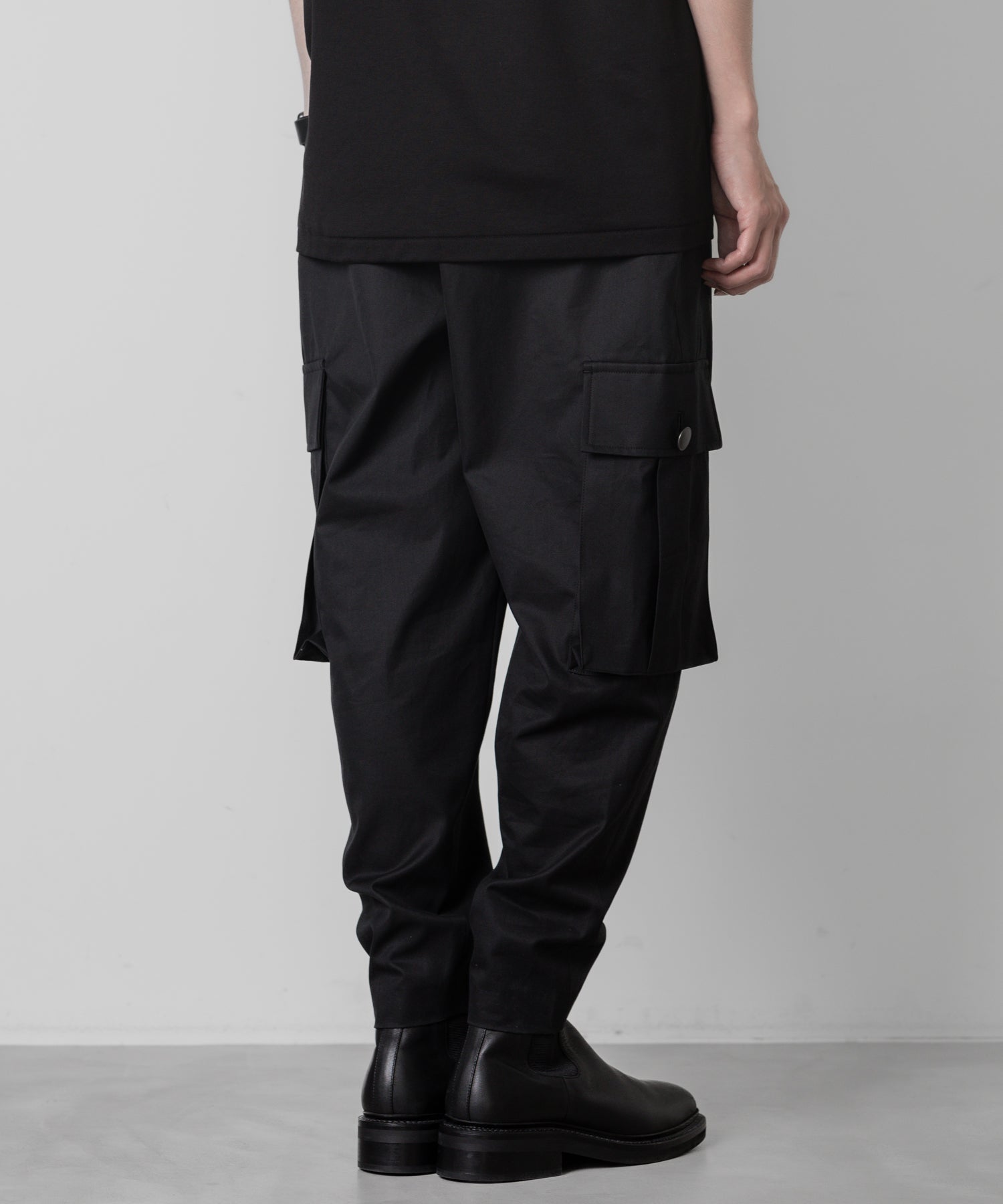 ato(アトウ)のCOTTON MILITARY PANTS - BLACKの公式通販サイトsession福岡セレクトショップ