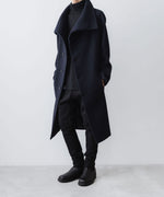 画像をギャラリービューアに読み込む, ato(アトウ)のENGLAND LAMB MELTON STAND COLLAR COAT -  NAVYの公式通販サイトsession福岡セレクトショップ
