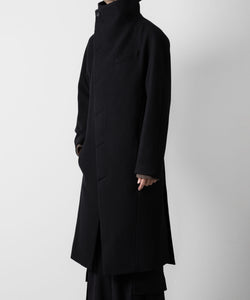 ato(アトウ)のENGLAND LAMB MELTON STAND COLLAR COAT - BLACKの公式通販サイトsession福岡セレクトショップ