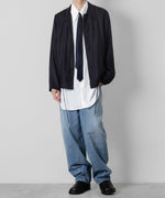 画像をギャラリービューアに読み込む, ato(アトウ)のWASHED WIDE 14oz DENIM - NAVY公式通販サイトsession福岡セレクトショップ
