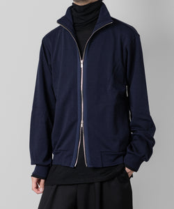 ato】WOOL STAND COLLAR ZIP CARDIGAN - NAVY | 公式通販サイト