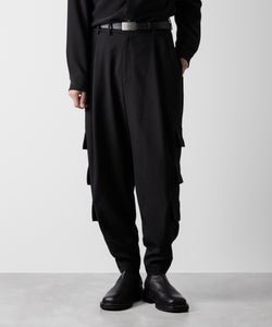 ato(アトウ)の3-PIECE MILITARY FLAP PANTS - BLACK公式通販サイトsession福岡セレクトショップ