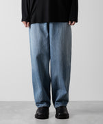 画像をギャラリービューアに読み込む, ato(アトウ)のWASHED WIDE 14oz DENIM - NAVY公式通販サイトsession福岡セレクトショップ
