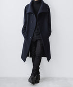 画像をギャラリービューアに読み込む, ato(アトウ)のENGLAND LAMB MELTON STAND COLLAR COAT -  NAVYの公式通販サイトsession福岡セレクトショップ
