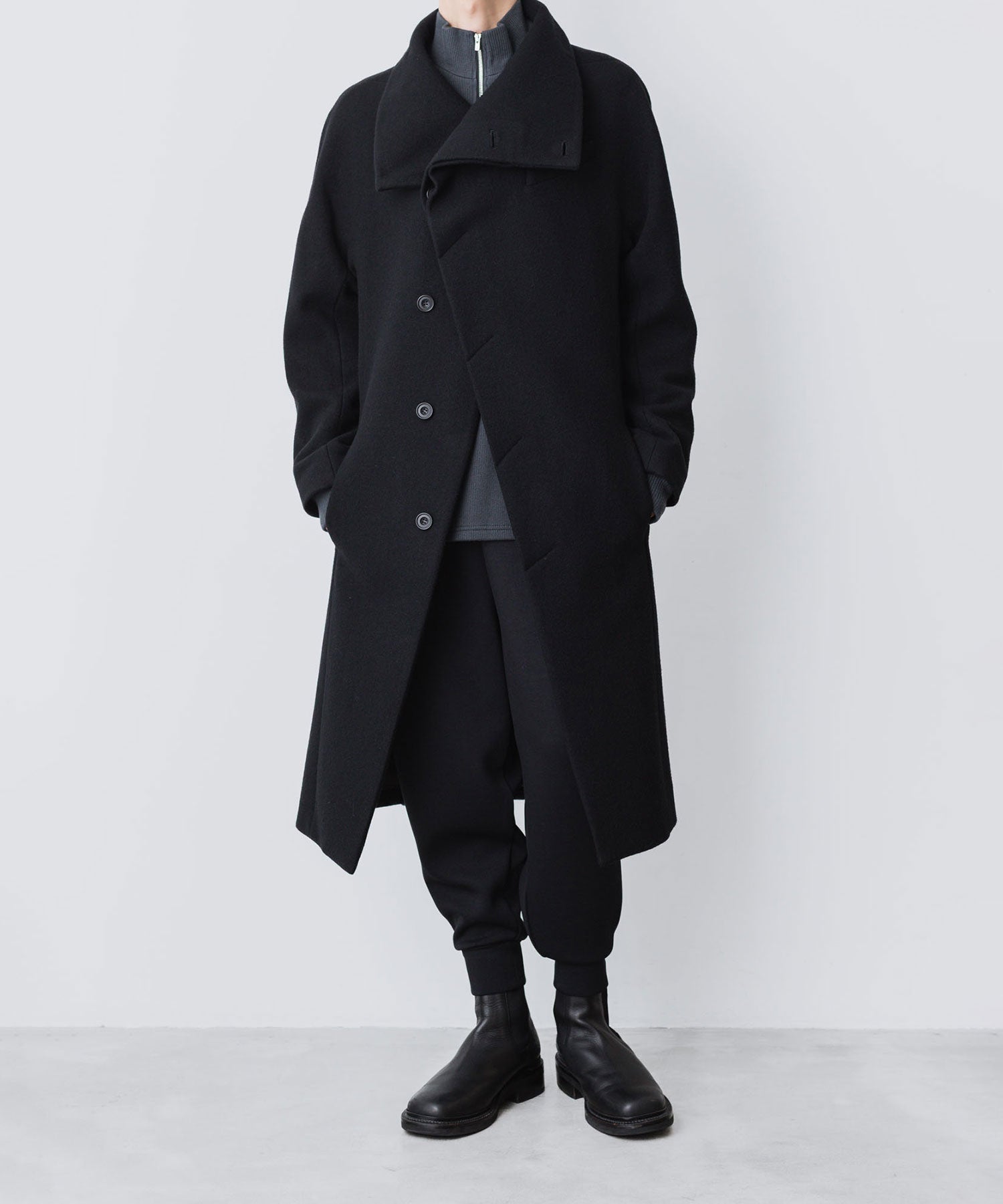 ato(アトウ)のAIR CUSHION SWEAT PANTS - BLACKの公式通販サイトsession福岡セレクトショップ