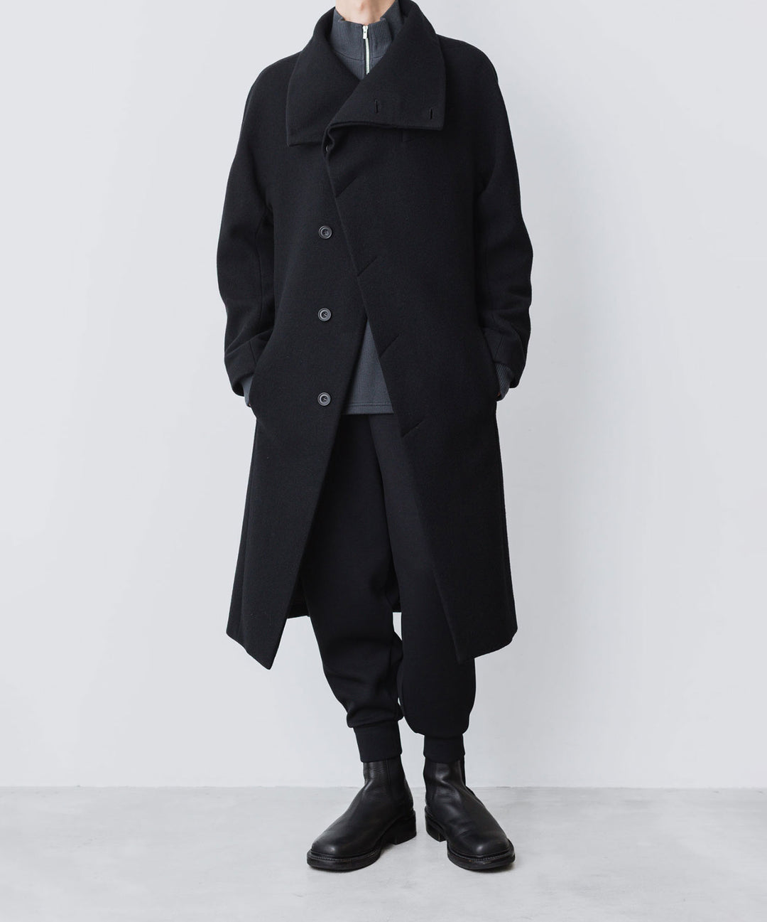 ato(アトウ)のAIR CUSHION SWEAT PANTS - BLACKの公式通販サイトsession福岡セレクトショップ