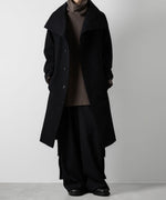 画像をギャラリービューアに読み込む, ato(アトウ)のENGLAND LAMB MELTON STAND COLLAR COAT - BLACKの公式通販サイトsession福岡セレクトショップ
