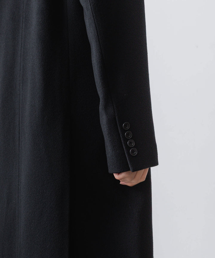 ato(アトウ)のSINGLE CHARME NO-COLLAR COAT - BLACKの公式通販サイトsession福岡セレクトショップ