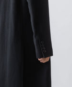 画像をギャラリービューアに読み込む, ato(アトウ)のSINGLE CHARME NO-COLLAR COAT - BLACKの公式通販サイトsession福岡セレクトショップ
