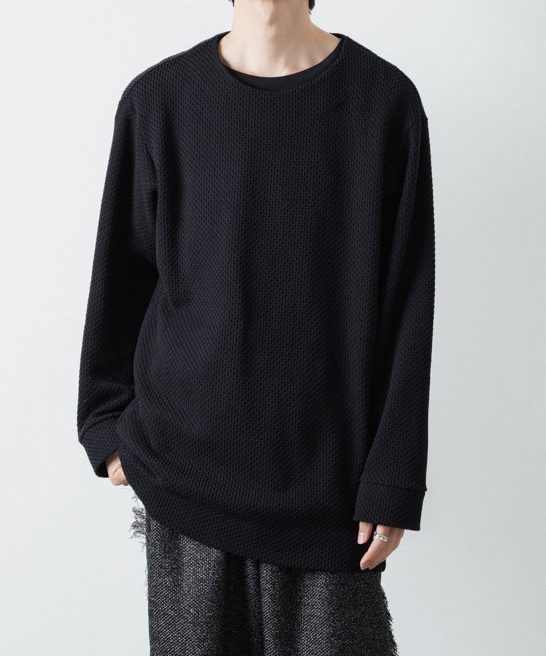 ato(アトウ)のCOTTON RUSSELL L/S - BLACKの公式通販サイトsession福岡セレクトショップ