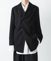 【ato】　DOUBLE BREASTED TRIXION JACKET - BLACK