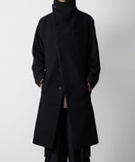 画像をギャラリービューアに読み込む, ato(アトウ)のENGLAND LAMB MELTON STAND COLLAR COAT - BLACKの公式通販サイトsession福岡セレクトショップ
