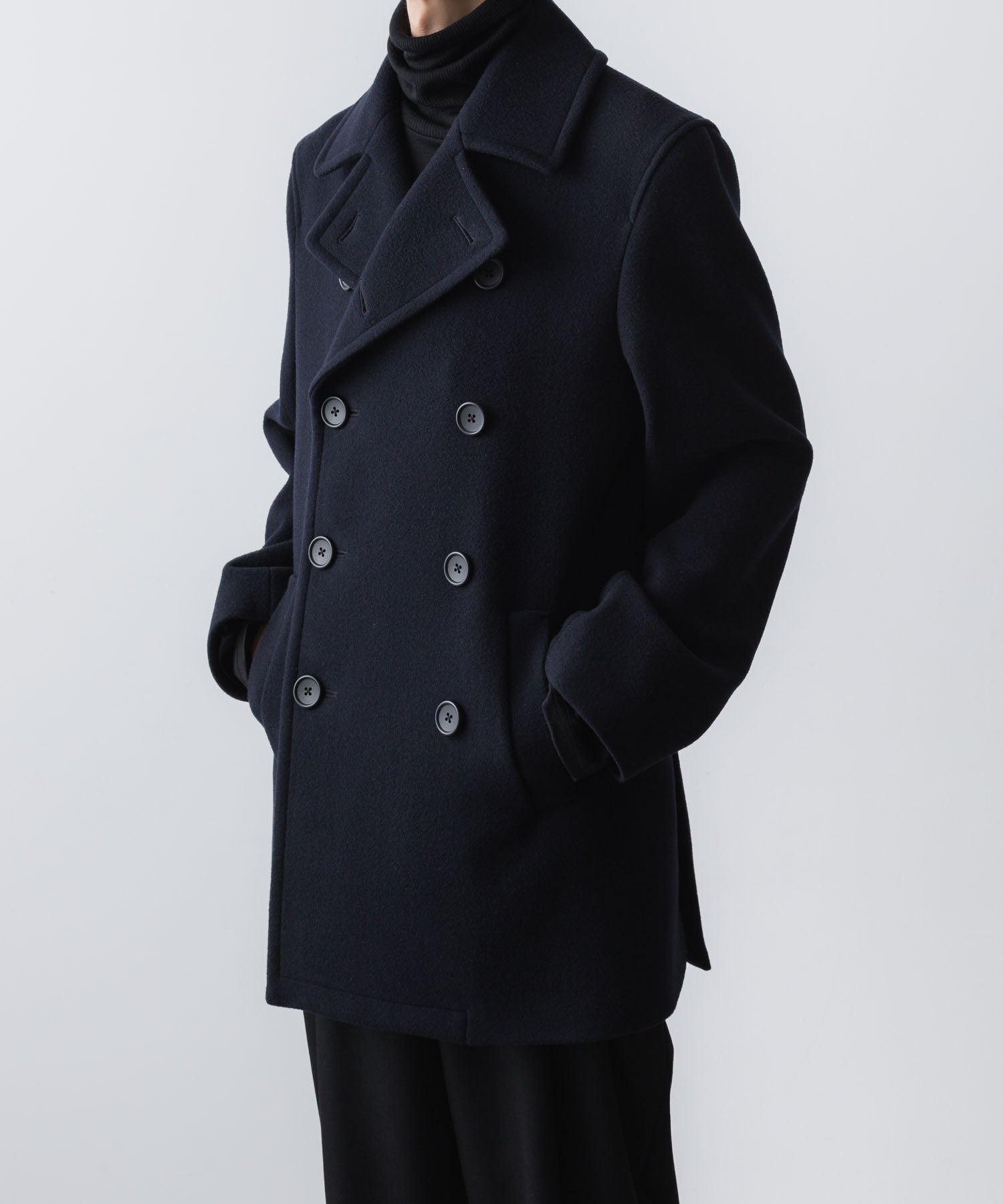 ato(アトウ)のNEW CLASSIC P-COAT - NAVYの公式通販サイトsession福岡セレクトショップ