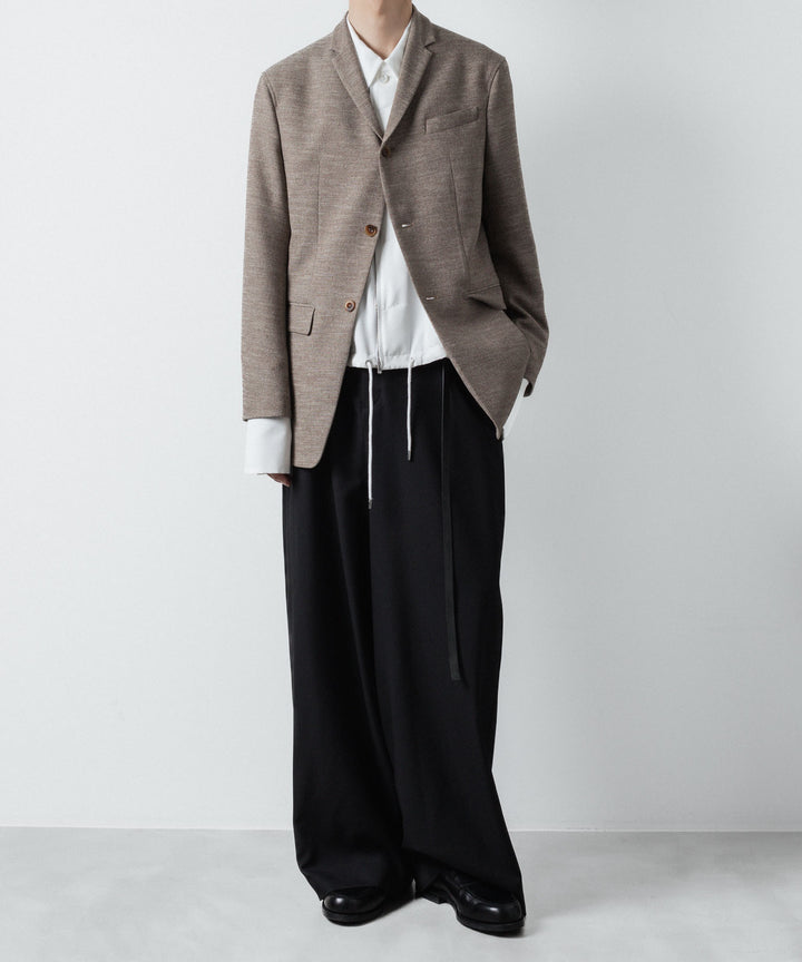 ato(アトウ)のDOUBLE CUFFS ZIP SHIRT - WHITEの公式通販サイトsession福岡セレクトショップ