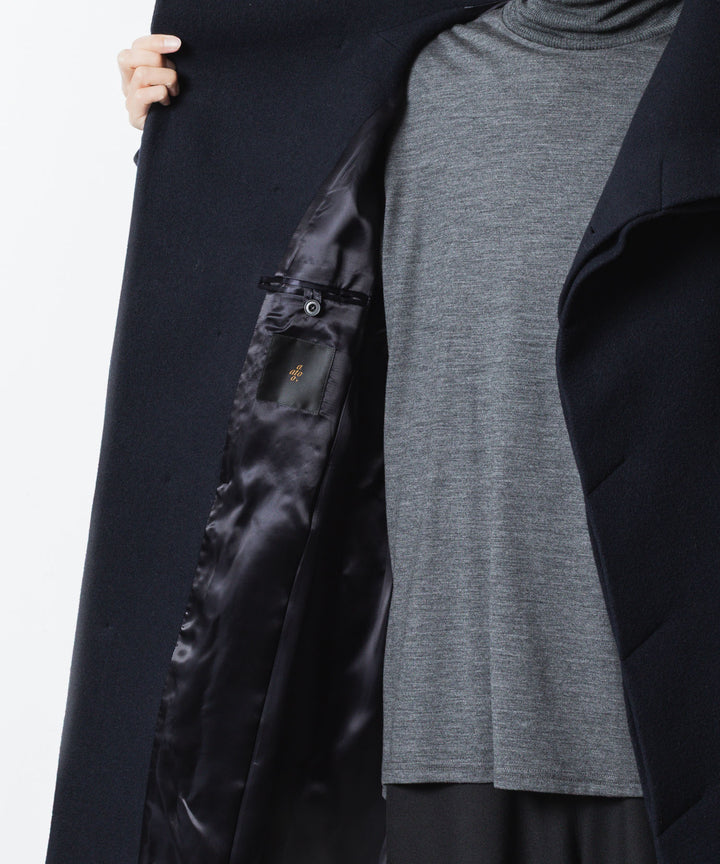 ato(アトウ)のENGLAND LAMB MELTON STAND COLLAR COAT -  NAVYの公式通販サイトsession福岡セレクトショップ
