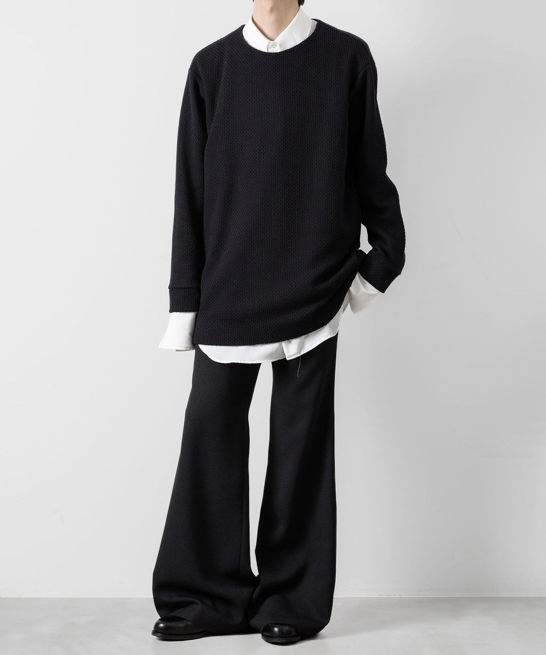 ato(アトウ)のCOTTON RUSSELL L/S - BLACKの公式通販サイトsession福岡セレクトショップ