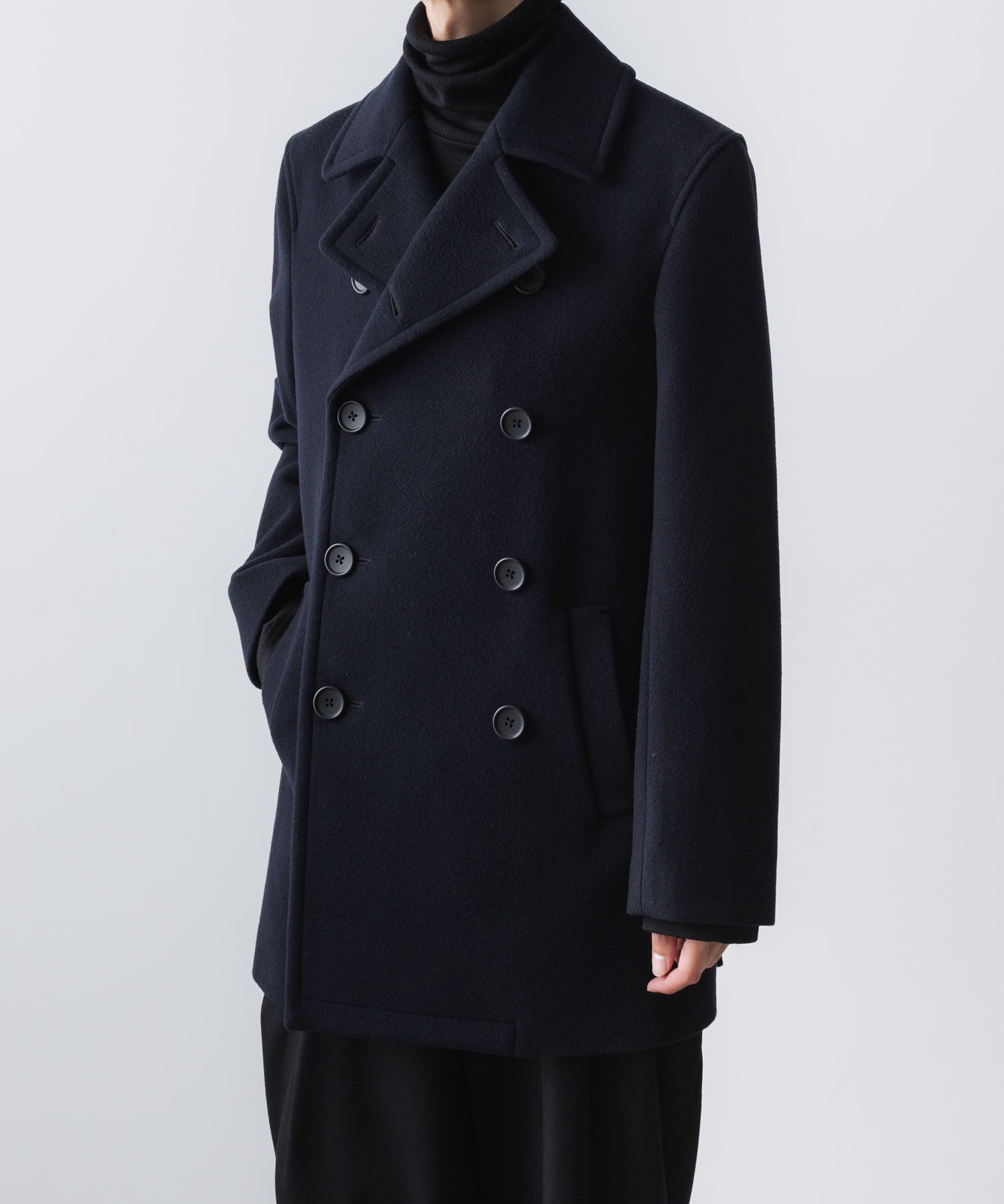ato(アトウ)のNEW CLASSIC P-COAT - NAVYの公式通販サイトsession福岡セレクトショップ