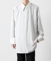 【ato】　OVERSIZED DOUBLE CUFFS SHIRT - WHITE