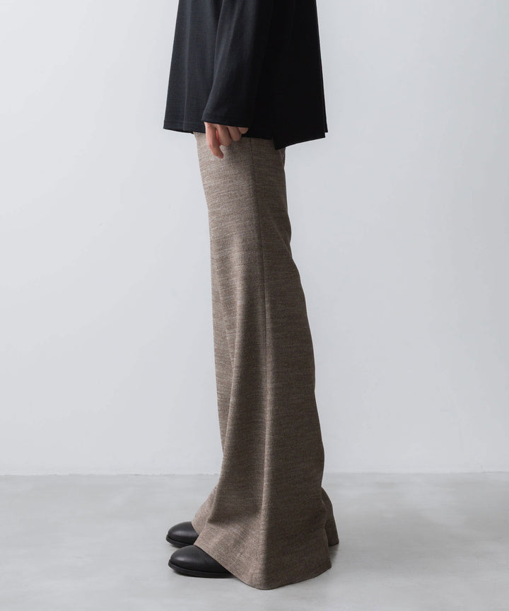 ato(アトウ)のSLUB TWEED FLAIR PANTS - BROWNの公式通販サイトsession福岡セレクトショップ