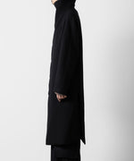 画像をギャラリービューアに読み込む, ato(アトウ)のENGLAND LAMB MELTON STAND COLLAR COAT - BLACKの公式通販サイトsession福岡セレクトショップ
